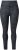 Ulla Popken Quick Drying Leopard Print Sport Leggings Black - Naisten farkut ja housut isot koot - 
