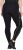 Ulla Popken Neon Seam Quick Drying Performance Leggings Black - Naisten farkut ja housut isot koot - 
