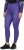 Ulla Popken Neon Zebra Print Performance Leggings Purple - Naisten farkut ja housut isot koot - 