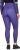 Ulla Popken Neon Zebra Print Performance Leggings Purple - Naisten farkut ja housut isot koot - 