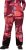 Ulla Popken Ski Pants Waterproof Velcro Closure Snow Gaiter Red - Naisten farkut ja housut isot koot - 