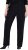 Ulla Popken Rose Wide Leg Stretch Waist Trousers Black - Naisten farkut ja housut isot koot - 