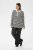 Kaffe Curve Miana Long Sleeve Polo Chalk with Black Stripe - Pikeepaidat - 