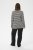 Kaffe Curve Miana Long Sleeve Polo Chalk with Black Stripe - Pikeepaidat - 