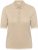 Kaffe Curve Lizzy Contrast Knitted Polo Feather Grey Melange - Pikeepaidat - 