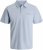 Jack & Jones Brandon Short Sleeve Polo Blue - Pikeepaidat - Miesten isot pikeepaidat