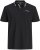 Jack & Jones Blaze Short Sleeve Polo Black - Pikeepaidat - Miesten isot pikeepaidat