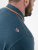 D555 Harvey Pique with Jacquard Collar & Cuffs Polo Teal - Pikeepaidat - Miesten isot pikeepaidat