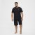 North Latitude Pyjama Shorts Black - Pyjama/Loungewear - Miesten Pyjamat Isot Koot