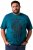 Men Plus T-Shirt Short Sleeve Lagoon Green - T-paidat - Isot T-paidat 2XL – 14XL
