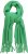 Ulla Popken Trendy Boucle Yarn Fringe Knit Scarf Green - Naisten asusteet isot koot - 