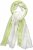 Ulla Popken Ombre Linen Blend Scarf Lime Green - Asusteet - 