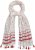 Ulla Popken Dot Print Tassel Accent Scarf Red - Asusteet - 