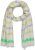 Ulla Popken Glitter Effect Scarf Lime - Asusteet - 