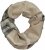 Ulla Popken Plaid Infinity Scarf Brown - Asusteet - 