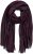 Ulla Popken Metallic Shimmer Scarf Red - Naisten asusteet isot koot - 