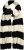 Ulla Popken Ribbed Striped Scarf Snow White - Asusteet - 