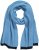 Ulla Popken Two Tone Knit Scarf Light Cornflower - Asusteet - 