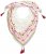 Ulla Popken Tassel Embroidery Scarf Snow White - Asusteet - 