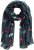 Ulla Popken Love Lightweight Scarf Navy - Naisten asusteet isot koot - 