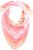 Ulla Popken Square Tie Dye Scarf Light Pink - Asusteet - 