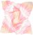 Ulla Popken Square Tie Dye Scarf Light Pink - Asusteet - 