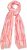 Ulla Popken Tie Dye Striped Scarf Magenta Pink - Naisten asusteet isot koot - 
