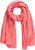 Ulla Popken Muslin Scarf Dark Coral - Naisten asusteet isot koot - 