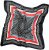 Ulla Popken Silk Scarf Black - Asusteet - 