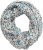 Ulla Popken Ditsy Floral Infinity Scarf Off-White - Naisten asusteet isot koot - 