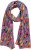 Ulla Popken Pepper Print Scarf Coral - Asusteet - 