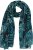 Ulla Popken Leaf Dot Scarf Navy - Asusteet - 
