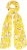 Ulla Popken Lemon Print Scarf Sun Yellow - Asusteet - 