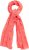 Ulla Popken Lightweight Scarf Coral Pink - Naisten asusteet isot koot - 
