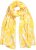 Ulla Popken Circle Print Scarf Yellow - Asusteet - 
