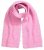 Ulla Popken Ribbed Knit Scarf Dark Pink - Naisten asusteet isot koot - 