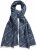 Ulla Popken Smyle Reversible Scarf Navy - Asusteet - 