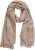 Ulla Popken Silk Scarf Camel - Naisten asusteet isot koot - 