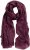 Ulla Popken Silk Scarf Aubergine - Naisten asusteet isot koot - 