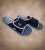 D555 DRAKE Slippers With Velcro Fastening Navy - Miesten Kengät 40-52 - 