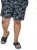 D555 DRAKE Slippers With Velcro Fastening Navy - Miesten Kengät 40-52 - 
