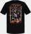 JP1880 KISS Retro Graphic Comfort Fit Band T-Shirt Black - T-paidat - Isot T-paidat 2XL – 14XL