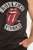 JP1880 Rolling Stones Graphic Band Tank Top Black - T-paidat - Isot T-paidat 2XL – 14XL