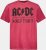 JP1880 AC/DC World Tour Graphic Comfort Fit Band T-Shirt Dark Red - T-paidat - Isot T-paidat 2XL – 14XL