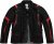 JP1880 Sporty Touring Motorcycle Jacket Black & Red - Moottoripyörävaatteet pluskoossa - Pluskoon moottoripyörävaatteet miehille