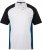 JP1880 FLEXNAMIC® QuickDry Tennis Polo Black-White-Blue - Urheiluvaatteet & ulkoilu - Miesten urheiluvaatteet isot koot