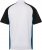 JP1880 FLEXNAMIC® QuickDry Tennis Polo Black-White-Blue - Urheiluvaatteet & ulkoilu - Miesten urheiluvaatteet isot koot