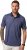 JP1880 Jay-Pi QuickDry Small Print Golf Polo Shirt Navy Blue - Pikeepaidat - Miesten isot pikeepaidat