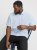 Jack & Jones Breeze Linen Blend Short Sleeve Shirt Chambray Blue - Kauluspaidat - Miesten isot kauluspaidat 2XL – 8XL