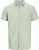 Jack & Jones Breeze Linen Blend Short Sleeve Shirt Iceberg Green - Kauluspaidat - Miesten isot kauluspaidat 2XL – 8XL